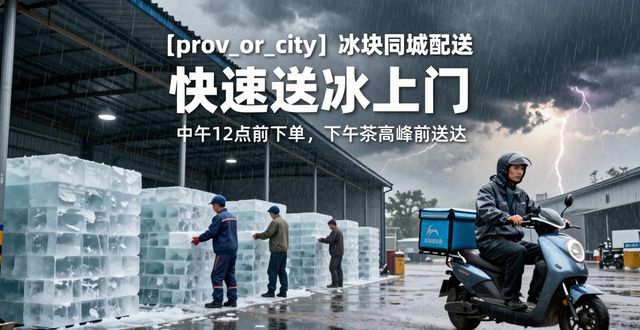 相城冰块同城配送 快速送冰上门