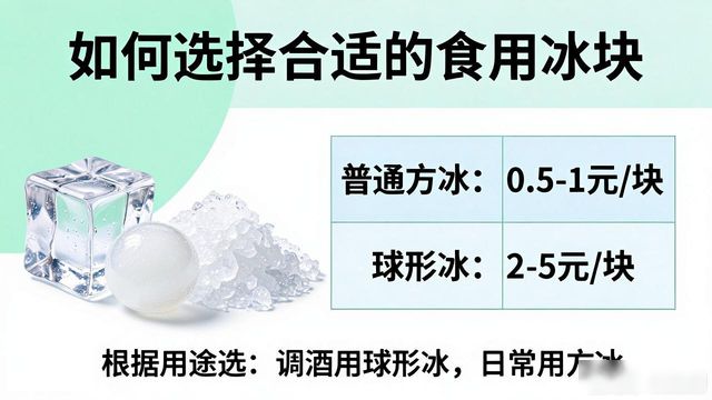 相城食用冰块多少钱 价格与选择全解析