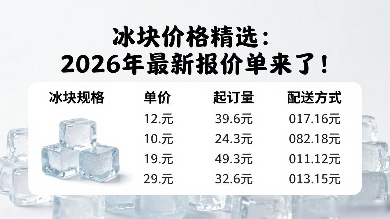 相城冰块售价_相城冰块价格精选_良臣制冰厂价格分析