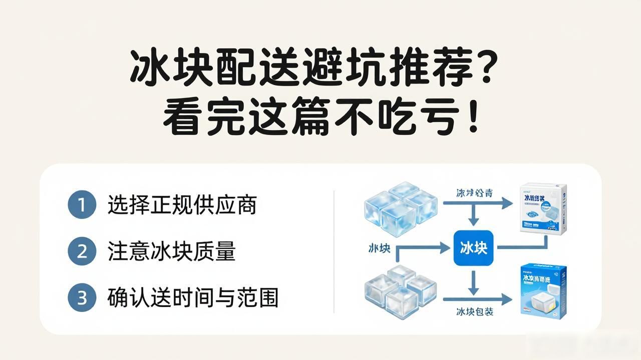 相城冰块配送避坑推荐？看完这篇不吃亏！